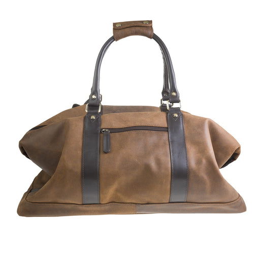 Marcus Leather Weekender Bag Brown - Heritage Of Scotland - BROWN