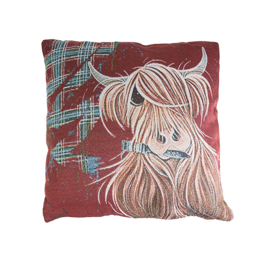 Mcmoo Tartan Paint Cushion 2092952 - Heritage Of Scotland - NA