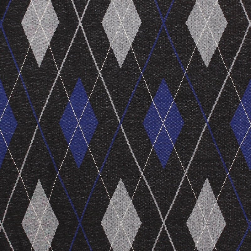 Men's Argyle Ballantrae Jumper Black - Heritage Of Scotland - BLACK