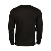 Men's Argyle Ballantrae Jumper Black - Heritage Of Scotland - BLACK