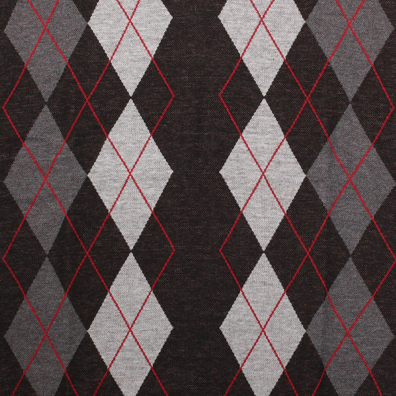 Men's Argyle Ballantrae Jumper Black - Heritage Of Scotland - BLACK