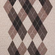 Men's Argyle Ballantrae Jumper Crew Nec Beige Melange - Heritage Of Scotland - BEIGE MELANGE