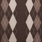 Men's Argyle Ballantrae Jumper Dark Brown - Heritage Of Scotland - DARK BROWN