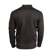 Men's Argyle Ballantrae Jumper Half Zip Black - Heritage Of Scotland - BLACK