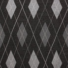 Men's Argyle Ballantrae Jumper Half Zip Black - Heritage Of Scotland - BLACK