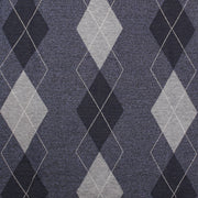 Men's Argyle Ballantrae Jumper Half Zip Blue Melange - Heritage Of Scotland - BLUE MELANGE