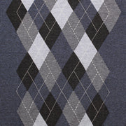 Men's Argyle Ballantrae Jumper Navy Melange - Heritage Of Scotland - NAVY MELANGE