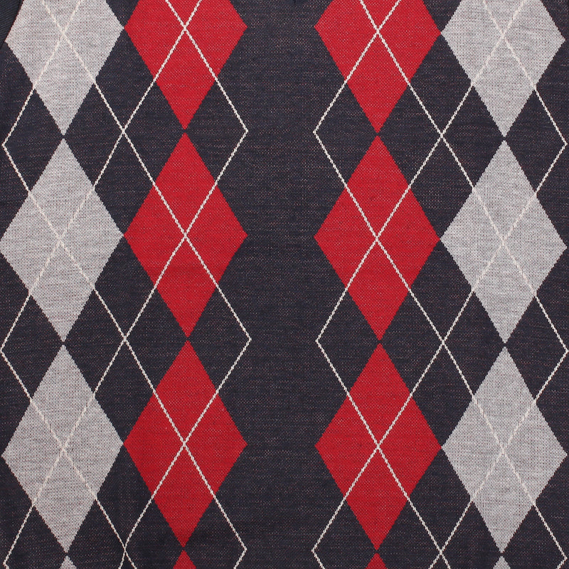 Men's Argyle Ballantrae Jumper Navy - Heritage Of Scotland - NAVY