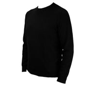 Men's Dunedin Cashmere 100% Cashmere Cr Black - Heritage Of Scotland - BLACK