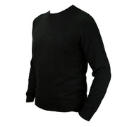 Men's Dunedin Cashmere 100% Cashmere Cr Charcoal - Heritage Of Scotland - CHARCOAL