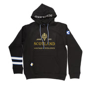 Men's Morrison Hooded Top Black - Heritage Of Scotland - BLACK