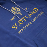 Men's Morrison Hooded Top Royal Blue - Heritage Of Scotland - ROYAL BLUE