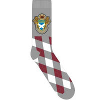 Mens Socks Scotland Check - Heritage Of Scotland - GREY