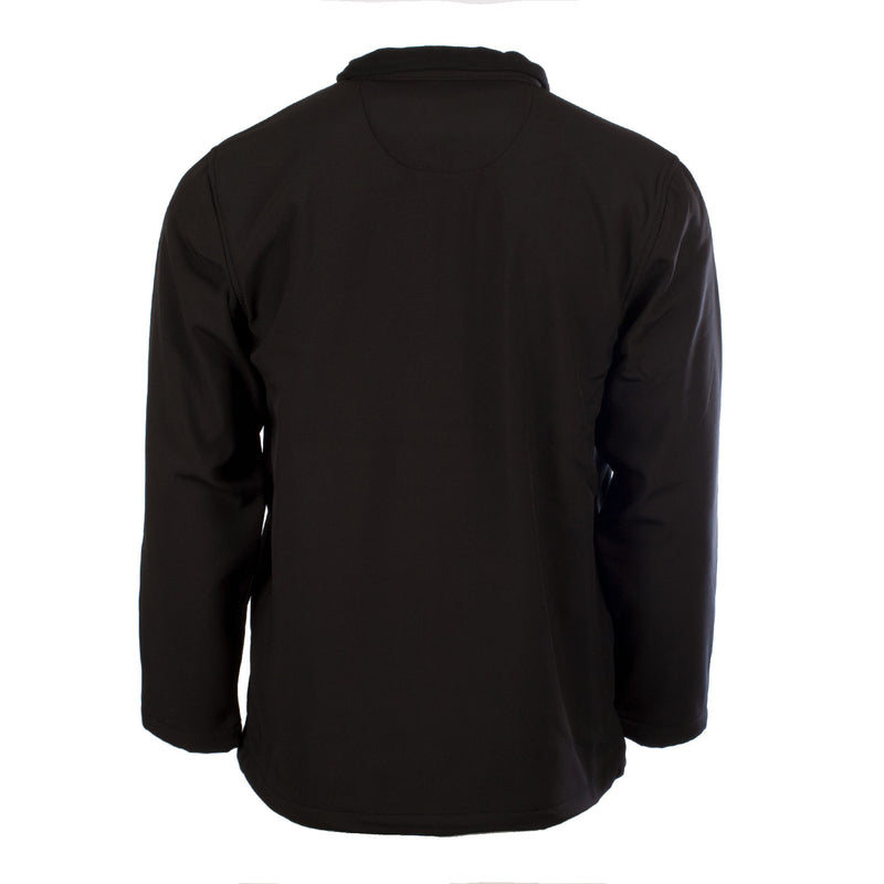 Men's Soft Shell Jacket Black - Heritage Of Scotland - BLACK