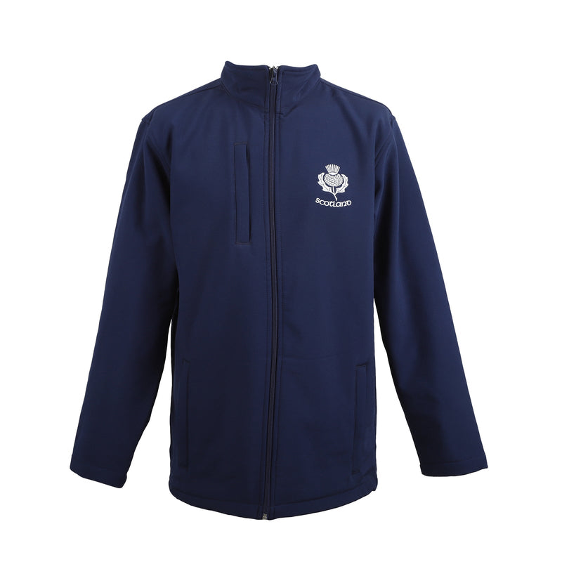 Men's Soft Shell Jacket Navy - Heritage Of Scotland - NAVY