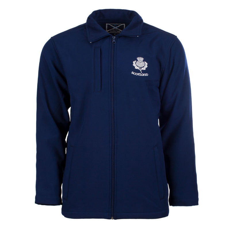 Men's Soft Shell Jacket Navy - Heritage Of Scotland - NAVY