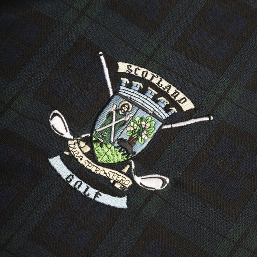 Mens Walter Tartan Polo Shirt - Heritage Of Scotland - BLACK WATCH