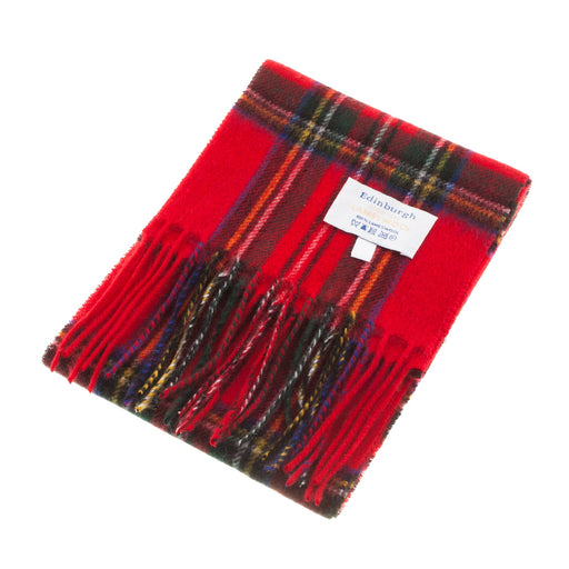 Mini Edinburgh Lambswool Scarf Stewart Royal - Heritage Of Scotland - STEWART ROYAL