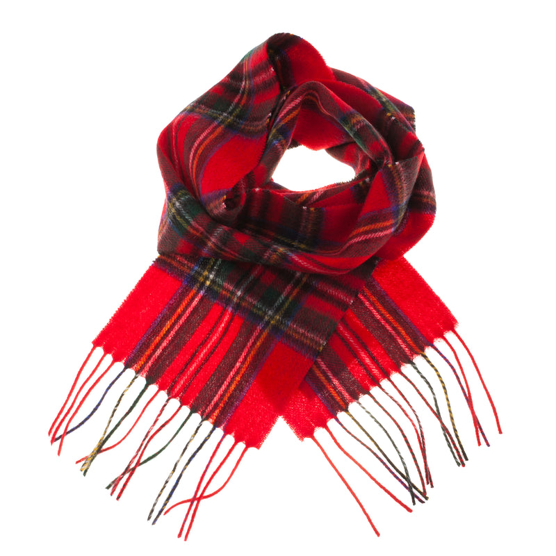 Mini Edinburgh Lambswool Scarf Stewart Royal - Heritage Of Scotland - STEWART ROYAL