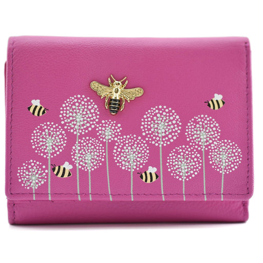 Moonflower Tri Fold Bee Purse Pink - Heritage Of Scotland - PINK