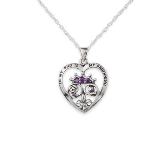 Mqs Pendant Heart Words - Heritage Of Scotland - N/A