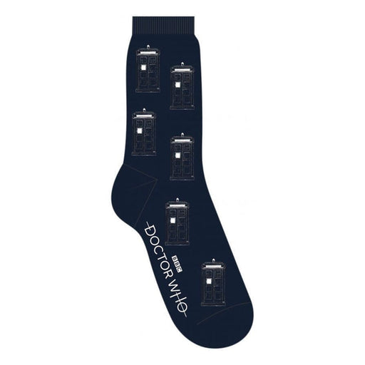 Multi Tardis Socks - Heritage Of Scotland - NAVY