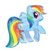 My Little Pony Rainbow Dash Foil Balloon - Heritage Of Scotland - NA