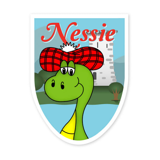 Nessie Water Shield Sticker - Heritage Of Scotland - N/A