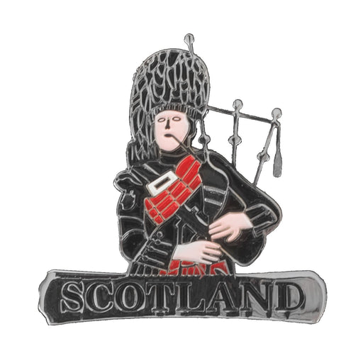 Painted Piper Metal Magnet - Heritage Of Scotland - NA