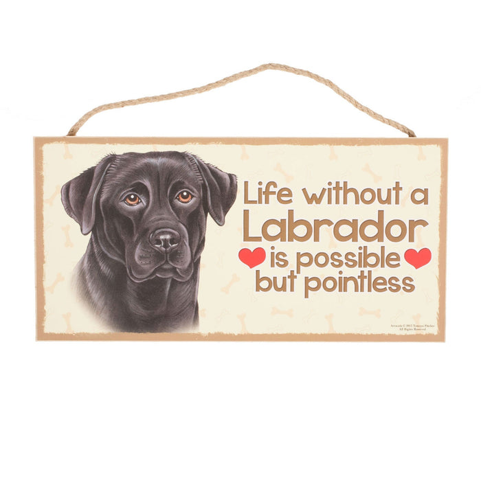 Pet Plaque Labrador Black - Heritage Of Scotland - LABRADOR BLACK
