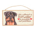 Pet Plaque Rottweiler - Heritage Of Scotland - ROTTWEILER