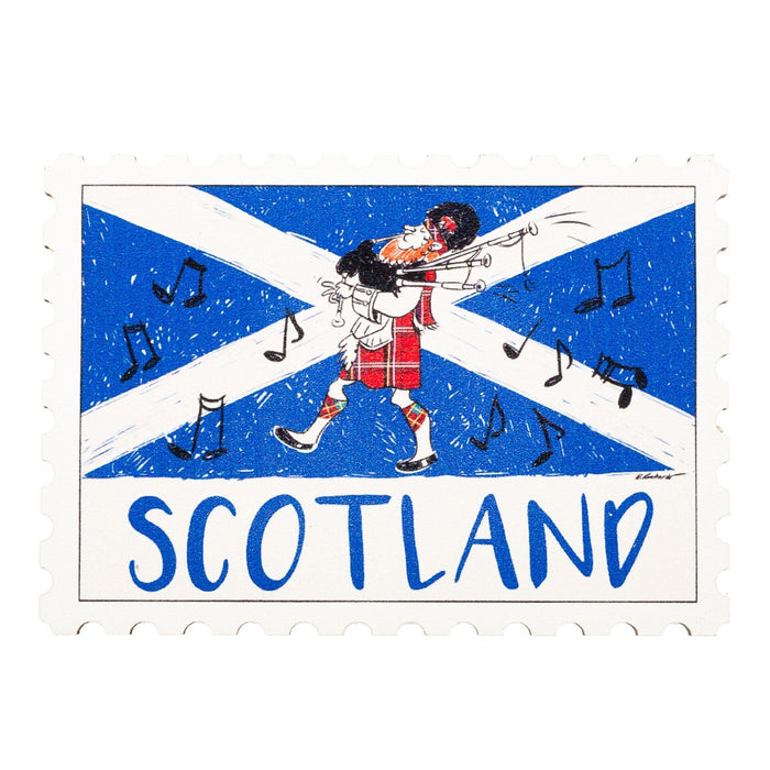 Post Stamp Fridge Magnet 01-Sco - Heritage Of Scotland - 01-SCO
