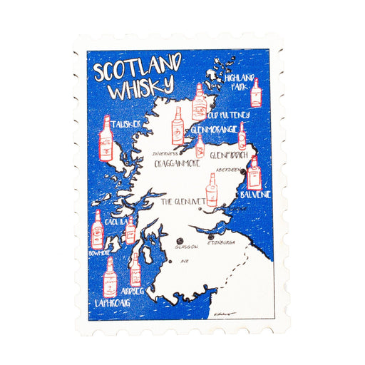 Post Stamp Fridge Magnet 05-Sco - Heritage Of Scotland - 05-SCO