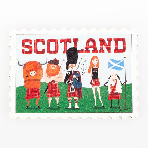 Post Stamp Fridge Magnet 18-Sco - Heritage Of Scotland - 18-SCO