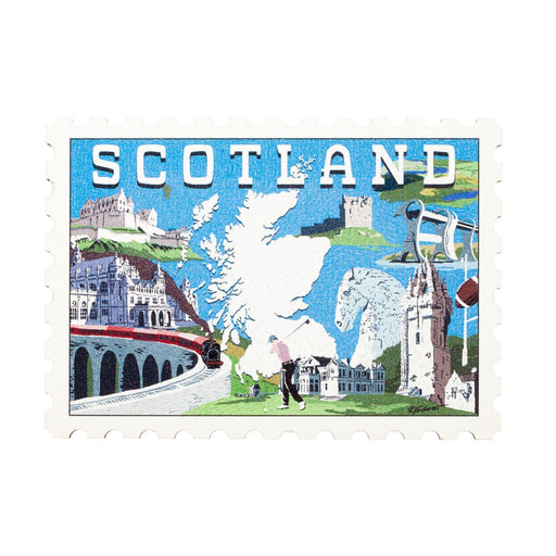 Post Stamp Fridge Magnet 20-Sco - Heritage Of Scotland - 20-SCO