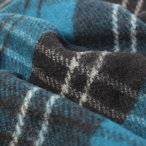 Recycled Wool Tartan Blanket Throw Ramsay Blue - Heritage Of Scotland - RAMSAY BLUE