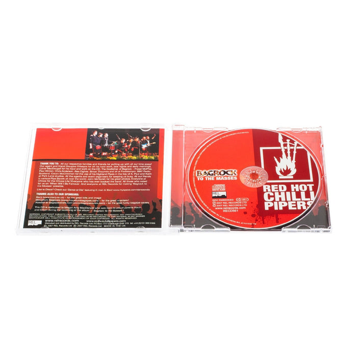 Red Hot Chilli Pipers - Bagrock To The Masses - Cd - Heritage Of Scotland - NA