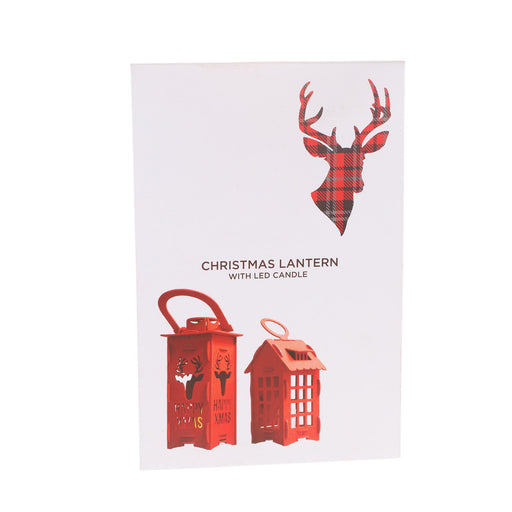Reindeer Lantern - Heritage Of Scotland - RED