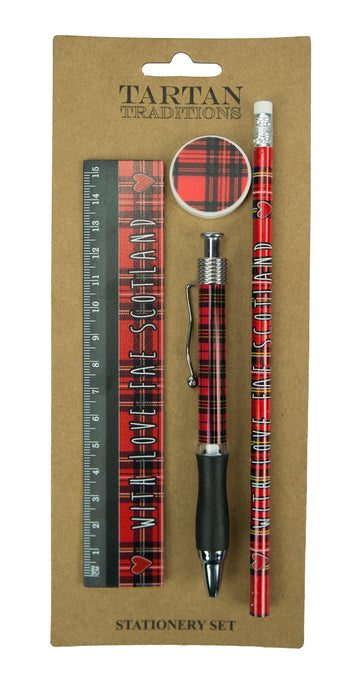 Royal Stewart Stationary Set - Heritage Of Scotland - NA