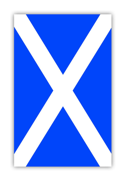 Saltire Flag Sticker - Heritage Of Scotland - NA