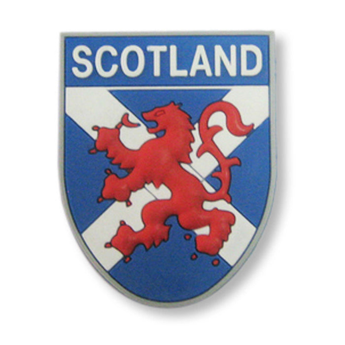 Saltire Lion Rampant Pu Magnet - Heritage Of Scotland - NA