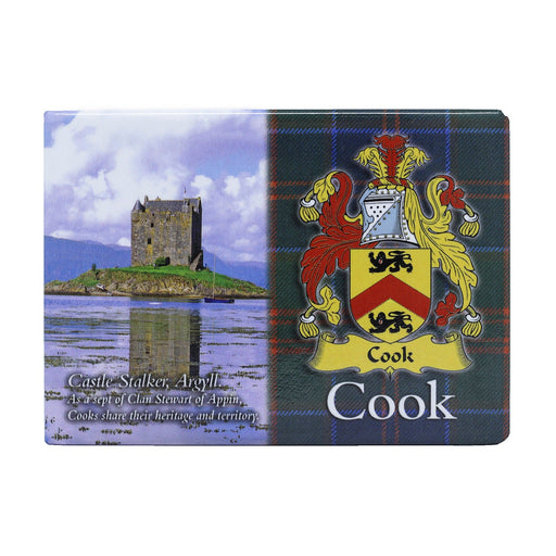 Scenic Metallic Magnet Scotlan Cook - Heritage Of Scotland - COOK