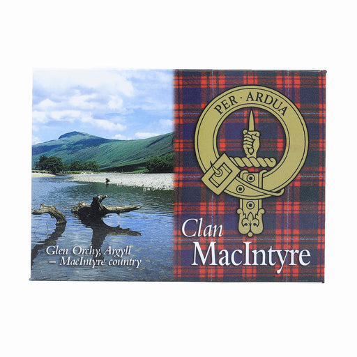 Scenic Metallic Magnet Scotlan Macintyre - Heritage Of Scotland - MACINTYRE