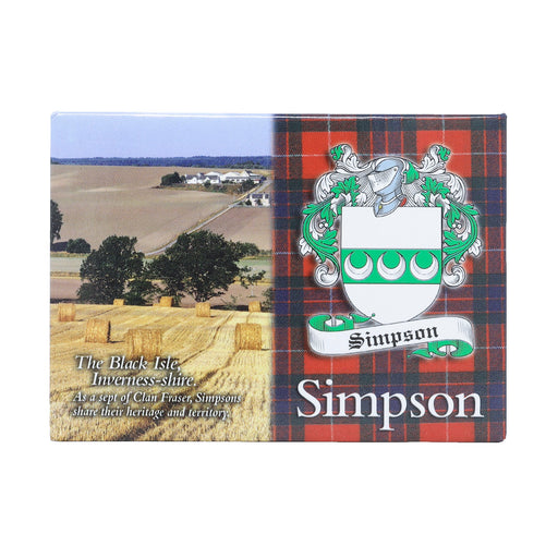 Scenic Metallic Magnet Scotlan Simpson - Heritage Of Scotland - SIMPSON