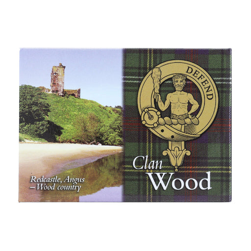 Scenic Metallic Magnet Scotlan Wood - Heritage Of Scotland - WOOD