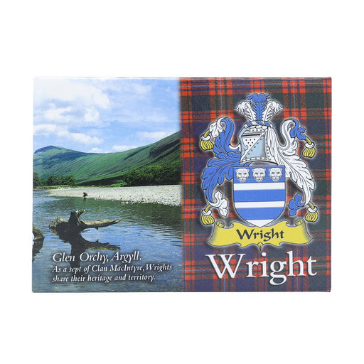 Scenic Metallic Magnet Scotlan Wright - Heritage Of Scotland - WRIGHT