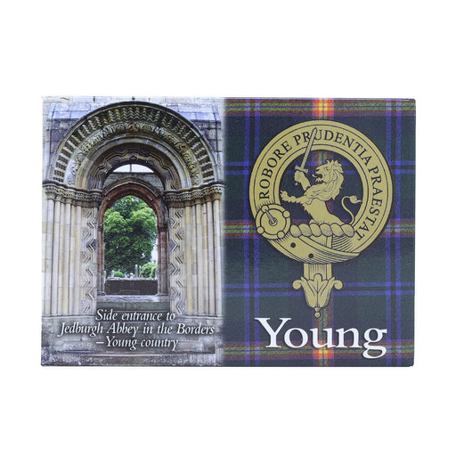 Scenic Metallic Magnet Scotlan Young - Heritage Of Scotland - YOUNG