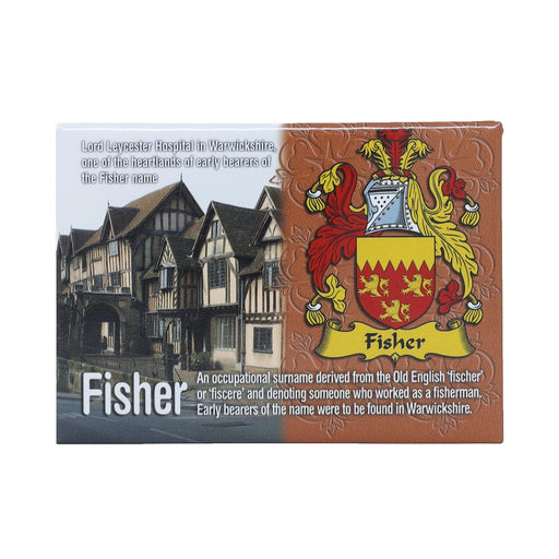 Scenic Metallic Magnet Wales Ni Eng Fisher - Heritage Of Scotland - FISHER