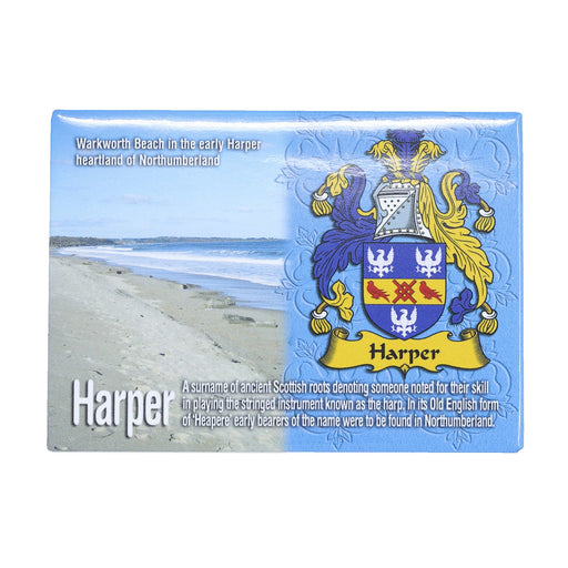 Scenic Metallic Magnet Wales Ni Eng Harper - Heritage Of Scotland - HARPER