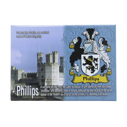 Scenic Metallic Magnet Wales Ni Eng Phillips - Heritage Of Scotland - PHILLIPS